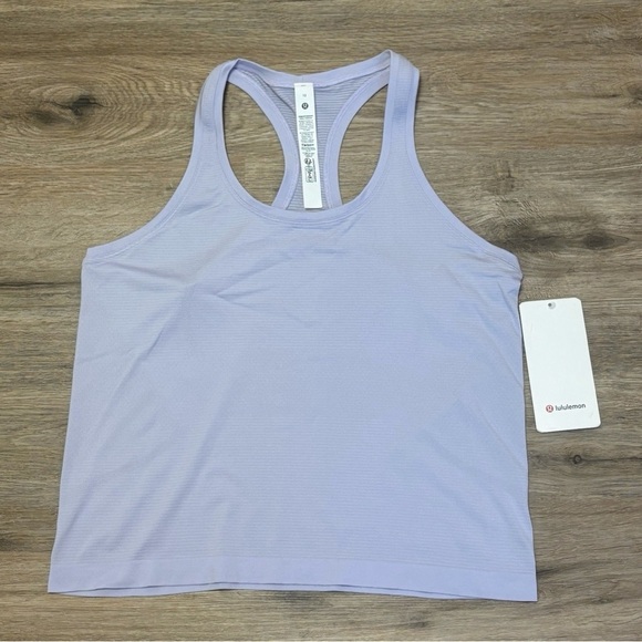lululemon athletica Tops - NWT Lululemon Swiftly Tech Racerback Tank Top *Race In Lavender Frost Size 12